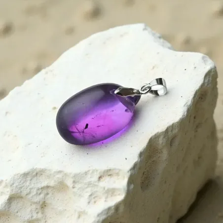 Pendentif Améthyste Béa – Intuition & Sérénité Spirituelle