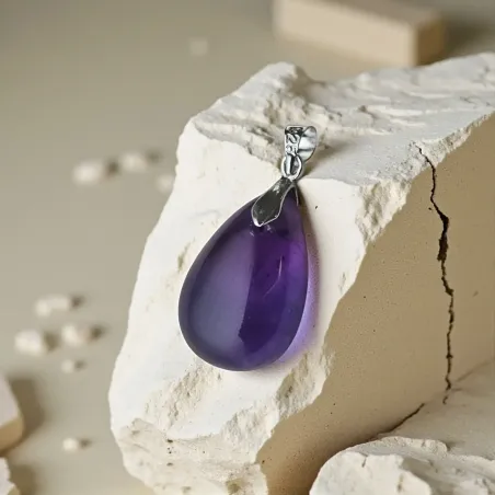 Pendentif Améthyste Maria – Sagesse & Paix Intérieure