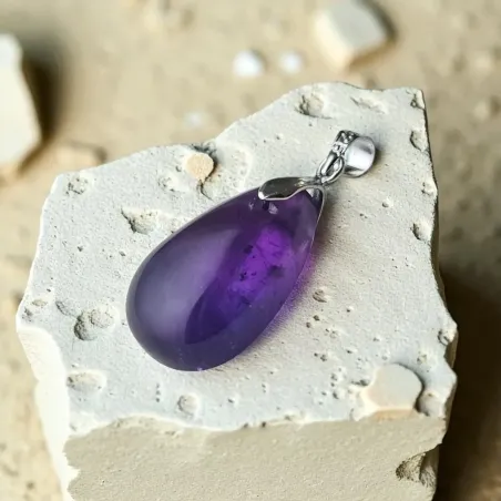 Pendentif Améthyste Maria – Sagesse & Paix Intérieure