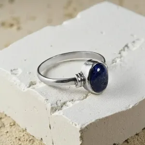 Bague Marisa Lapis Lazuli – Intuition, Vérité & Élégance