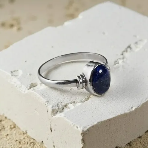 Bague Marisa Lapis Lazuli – Intuition, Vérité & Élégance