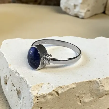 Bague Marisa Lapis Lazuli – Intuition, Vérité & Élégance