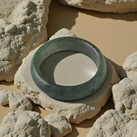 Anneau de Jade Naturel – chance & paix intérieure