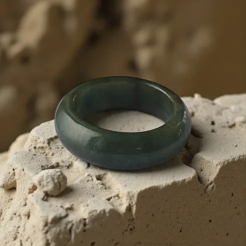 Anneau de Jade Naturel – chance & paix intérieure