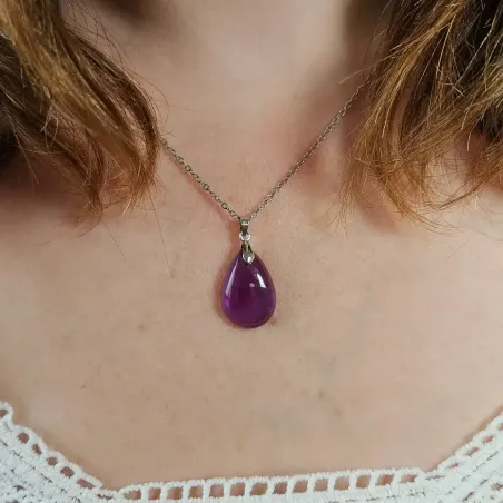 Pendentif Améthyste Maria – Sagesse & Paix Intérieure