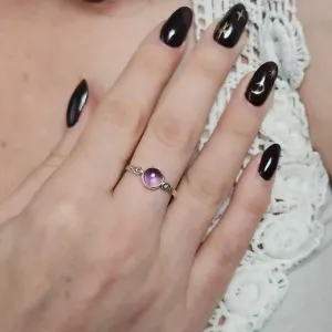 Bague Elrond Améthyste – Intuition & Élégance Naturelle