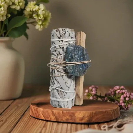 Trio Sacré Sauge, Palo Santo & labradorite