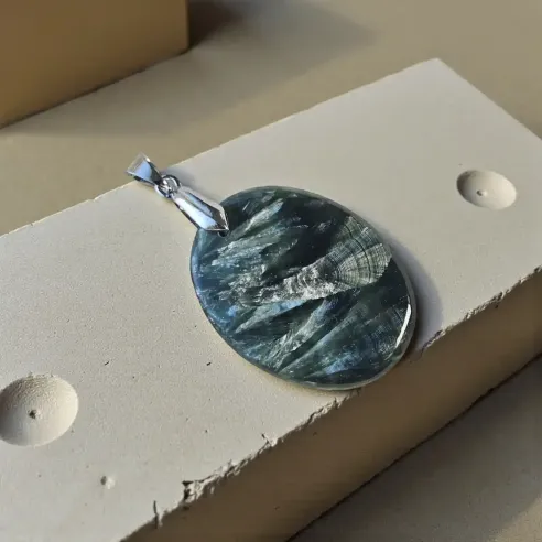 Pendentif Séraphinite Anayel – Connexion Angélique & Spirituel
