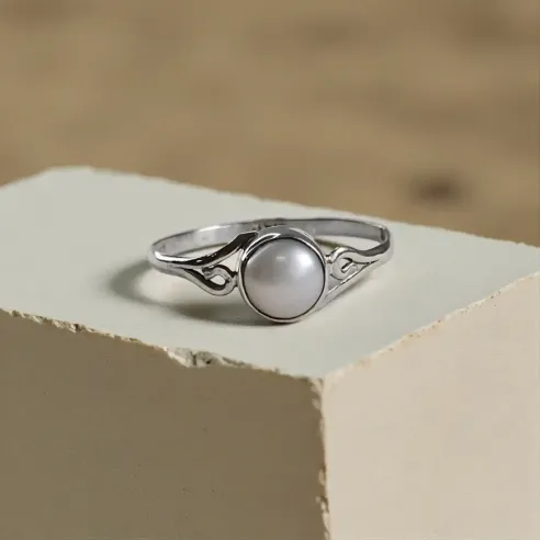 Bague Galaé Perle – Élégance Elfique & Harmonie Intérieure