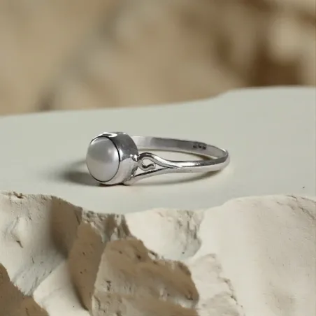Bague Galaé Perle – Élégance Elfique & Harmonie Intérieure