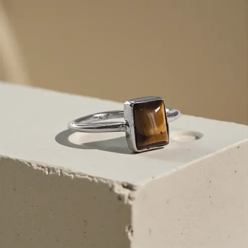 Bague Nyss Oeil de Tigre – Force & Protection Ancrée