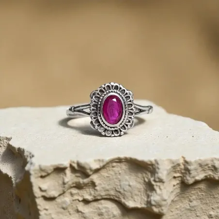 Bague Rosëa Rhodochrosite – Amour & guérison du coeur