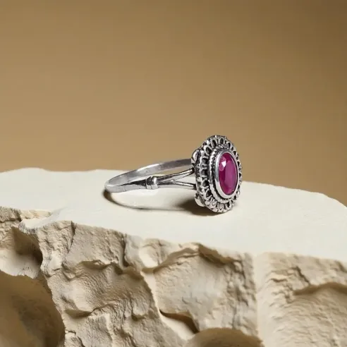 Bague Rosëa Rhodochrosite – Amour & guérison du coeur