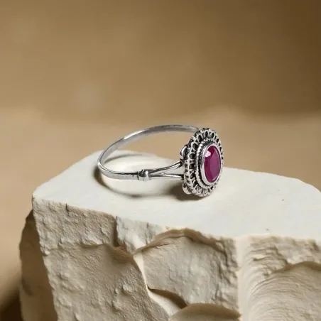 Bague Rosëa Rhodochrosite – Amour & guérison du coeur