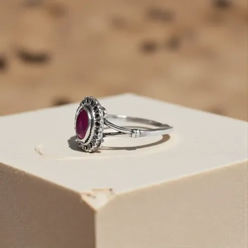 Bague Rosëa Rhodochrosite – Amour & guérison du coeur