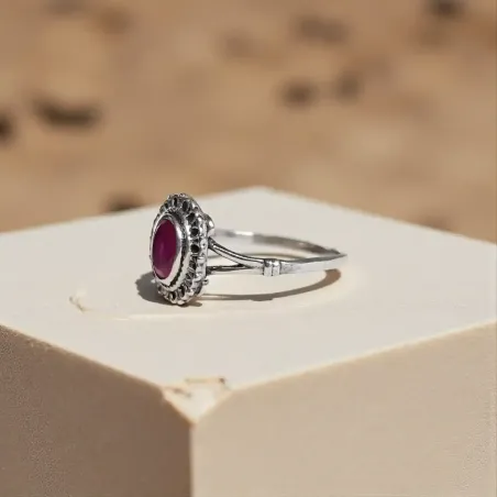 Bague Rosëa Rhodochrosite – Amour & guérison du coeur
