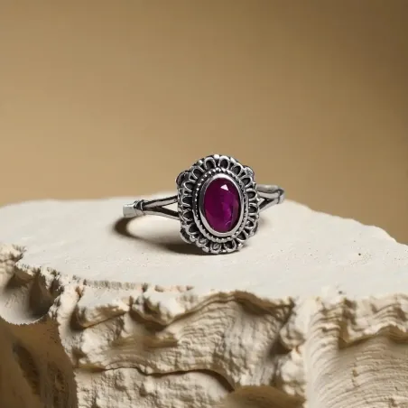 Bague Rosëa Rhodochrosite – Amour & guérison du coeur