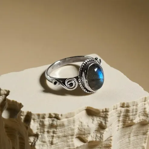 Bague Auren Labradorite – Intuition & Bouclier Protecteur