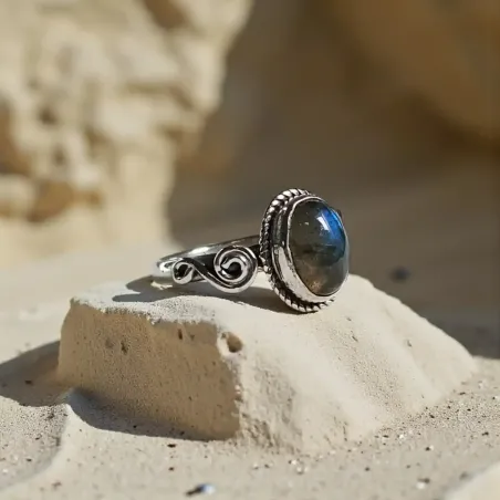 Bague Auren Labradorite – Intuition & Bouclier Protecteur