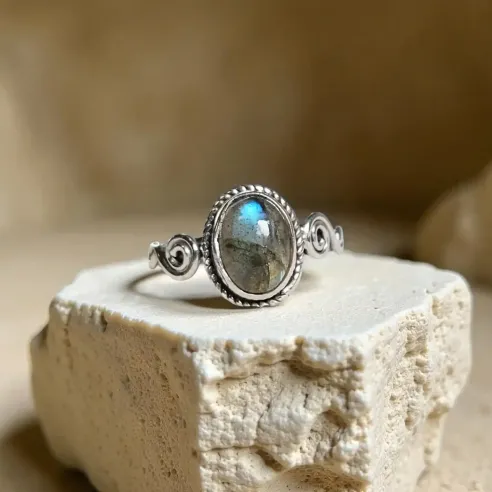 Bague Auren Labradorite – Intuition & Bouclier Protecteur
