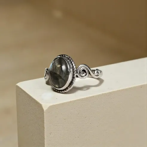 Bague Auren Labradorite – Intuition & Bouclier Protecteur