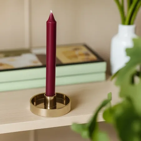 Cierge Bordeaux – Force & Vitalité – Rituel Ésotérique