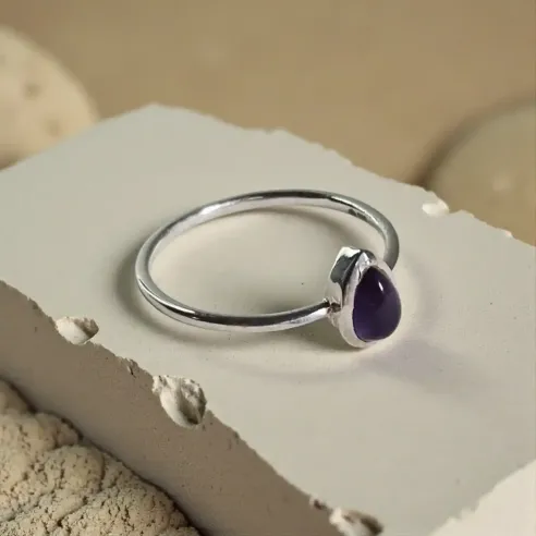 Bague Amélie Améthyste – Élégance & Harmonie Spirituelle