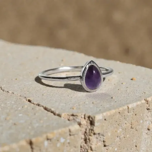 Bague Amélie Améthyste – Élégance & Harmonie Spirituelle