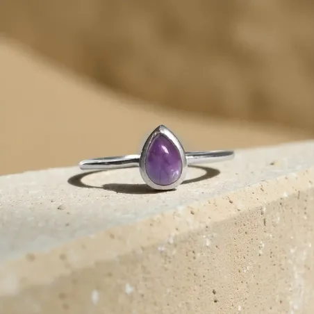 Bague Amélie Améthyste – Élégance & Harmonie Spirituelle
