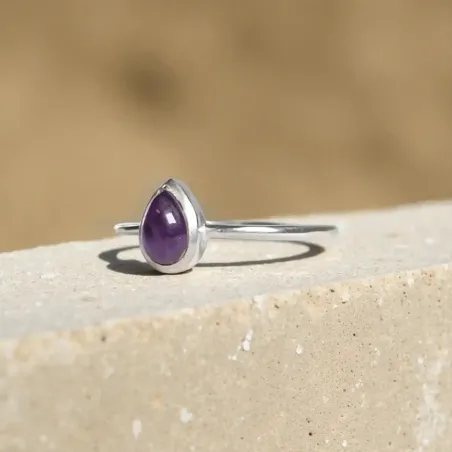 Bague Amélie Améthyste – Élégance & Harmonie Spirituelle