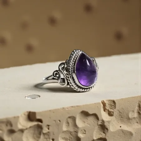 Bague Isalys Améthyste – Intuition & Sérénité Émotionnelle