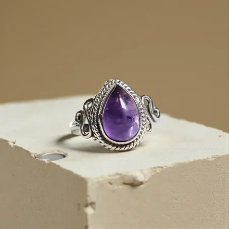 Bague Isalys Améthyste – Intuition & Sérénité Émotionnelle