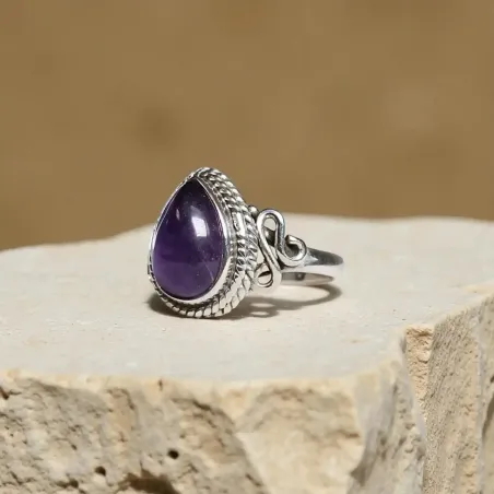 Bague Isalys Améthyste – Intuition & Sérénité Émotionnelle