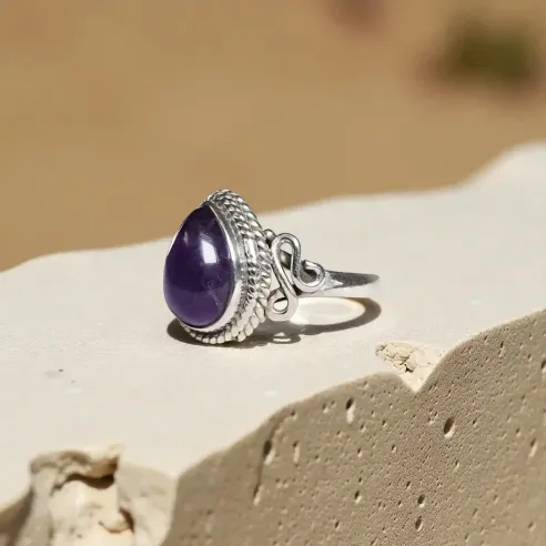 Bague Isalys Améthyste – Intuition & Sérénité Émotionnelle