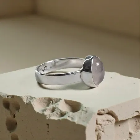 Bague Ysild Quartz Rose – Douceur & Ancrage Émotionnel