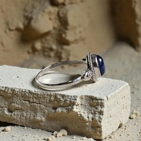 Bague Apolline Lapis Lazuli – Intuition, Vérité & Élégance