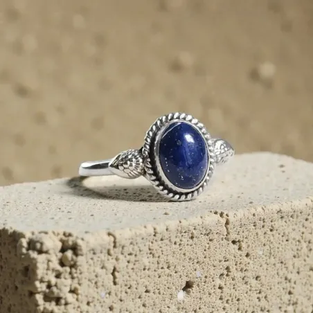 Bague Apolline Lapis Lazuli – Intuition, Vérité & Élégance