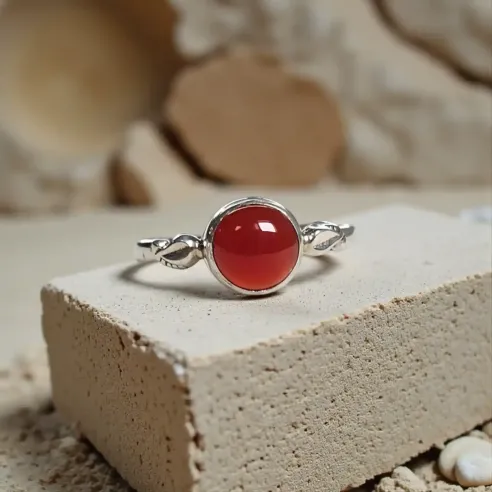 Bague Silwen Cornaline – Vitalité, Créativité & Force