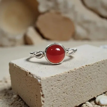 Bague Silwen Cornaline – Vitalité, Créativité & Force