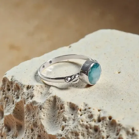 Bague Silwen Émeraude – Renouveau du Cœur & Élégance