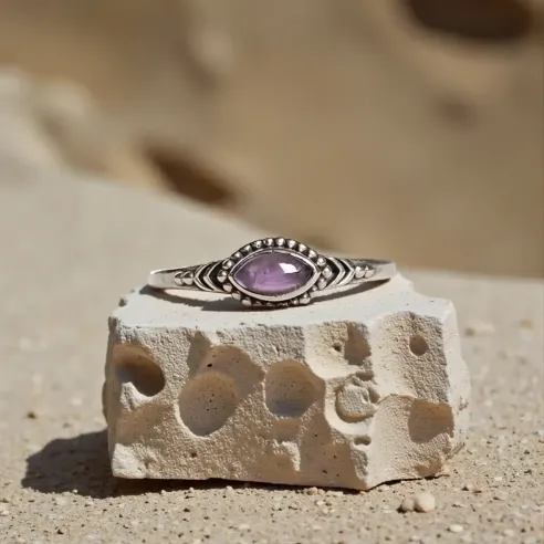 Bague Audea Améthyste – Élégance & Harmonie Spirituelle