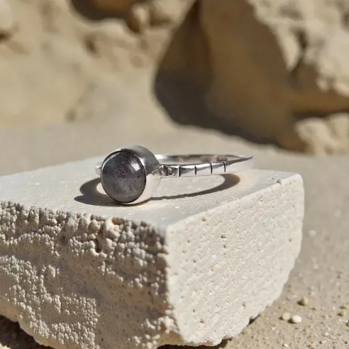 Bague Eleanor Labradorite – Intuition & Bouclier Protecteur