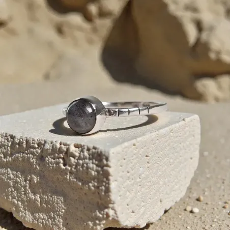Bague Eleanor Labradorite – Intuition & Bouclier Protecteur