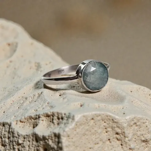 Bague Evy Émeraude – Cœur Ouvert, Amour & Renouveau