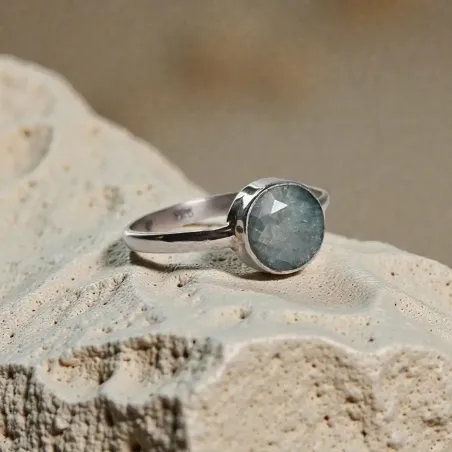 Bague Evy Émeraude – Cœur Ouvert, Amour & Renouveau