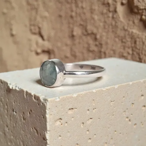 Bague Evy Émeraude – Cœur Ouvert, Amour & Renouveau