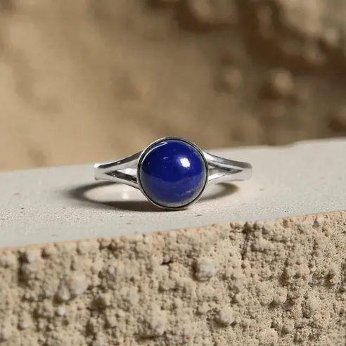 Bague Julia Lapis Lazuli – Intuition, Vérité & Élégance