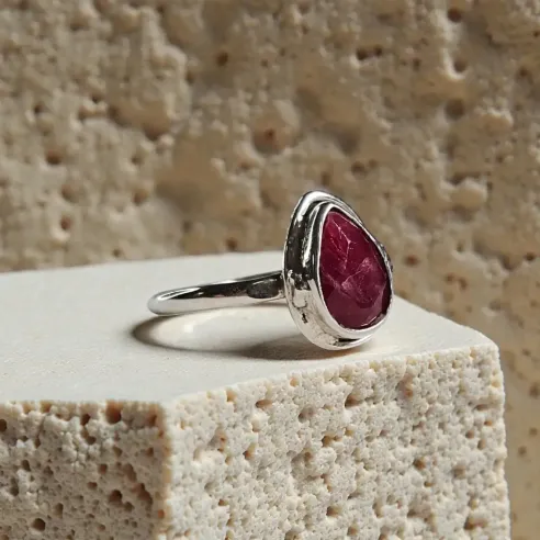 Bague Miriel Rhodochrosite – Guérison douce & Joie Intérieure