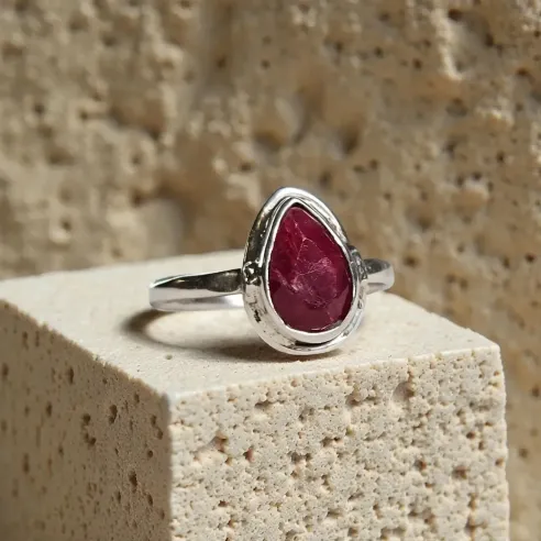 Bague Miriel Rhodochrosite – Guérison douce & Joie Intérieure