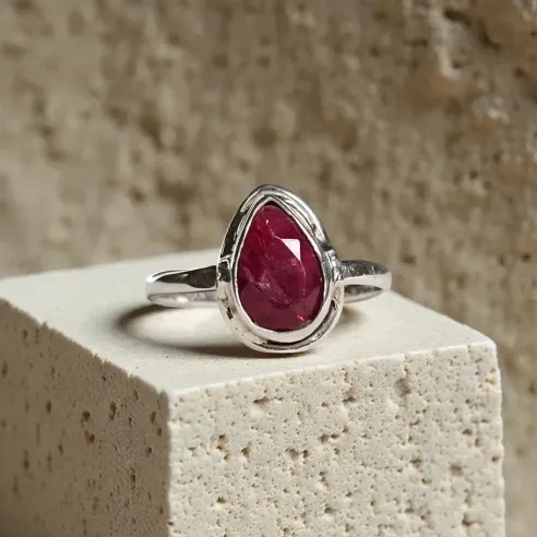 Bague Miriel Rhodochrosite – Guérison douce & Joie Intérieure